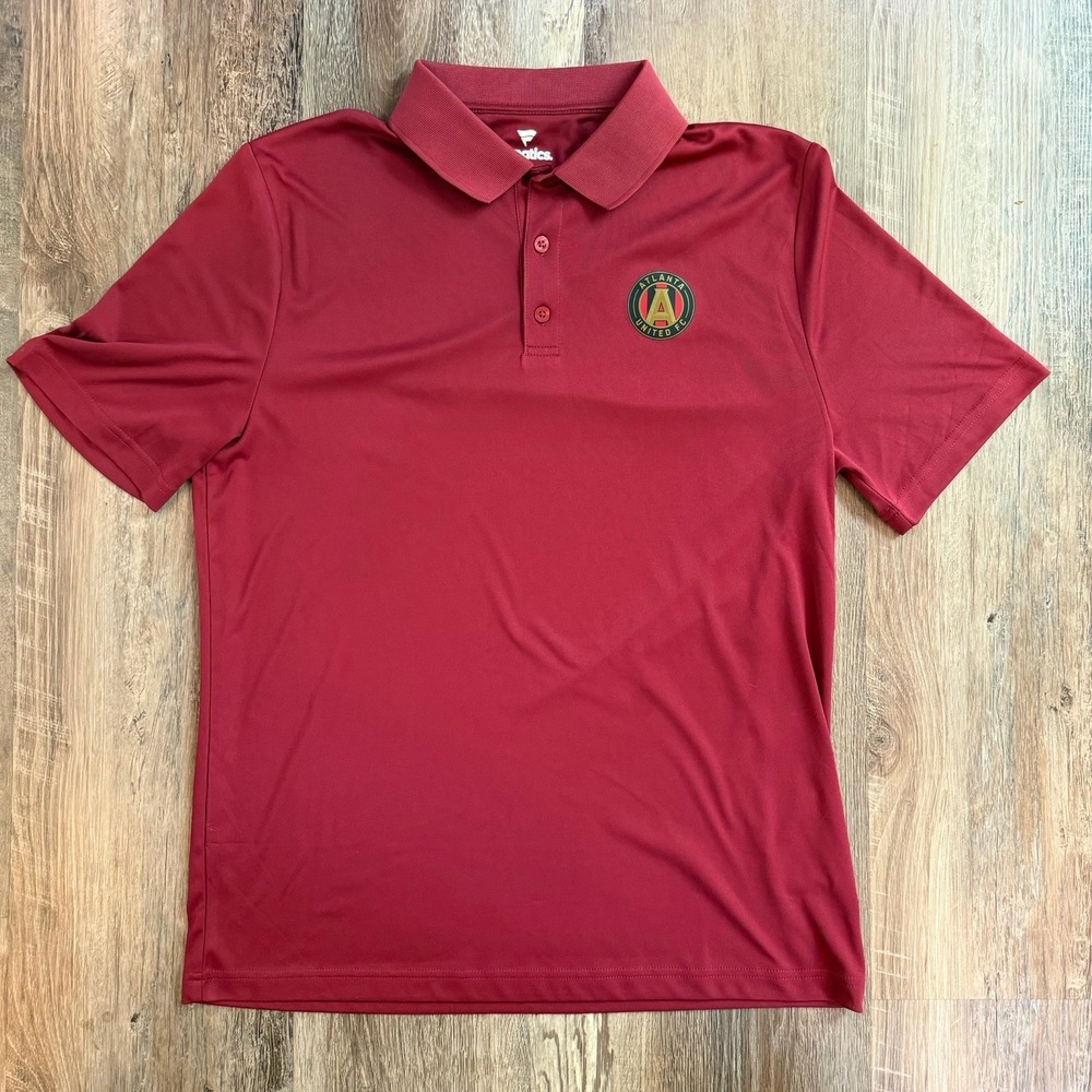 Fanatics Atlanta United FC Polo Mens Size Large Soccer MLS Team‎ Golf Shirt